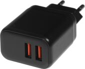 ������� ���./����. BoraSCO 15W 3A 2xUSB ������������� ������ (52583)