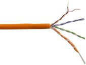 ������ �������������� Lanmaster LAN-5EUTP-HFLT-OR ���.5E UTP 4 ���� 24AWG LSZH ���������� 305� ���������