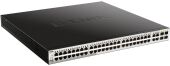 ���������� D-Link DGS-1210-52MP/F DGS-1210-52MP/F4A (L2) 48x1����/� 4x�����(1000BASE-T/SFP) 4SFP 48PoE 370W �������������