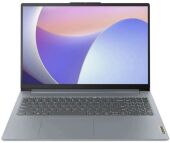 ������� Lenovo IdeaPad Slim 3 15IRU8 Core i3 1315U 8Gb SSD512Gb Intel UHD Graphics 15.6" TN FHD (1920x1080) ��� �� grey WiFi BT Cam (82X700LQIN)