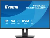 ������� Iiyama 32" ProLite XB3294UHSCP-B1 ������ VA LED 2ms 21:9 HDMI M/M ������� HAS 400cd 178��/178�� 3440x2160 75Hz DP 4K USB 9.7��