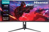 ������� Hisense 34" 34G6Q PRO ������-����� VA LED 1ms 21:9 HDMI M/M ������� HAS Piv 3000:1 320cd 89��/89�� 3440x1440 240Hz FreeSync Premium DP Ultra WQHD USB 6.75��