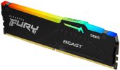 ������ DDR5 16Gb 5200MHz Kingston KF552C40BBA-16 Fury Beast Black RGB RTL Gaming PC5-41600 CL40 DIMM 288-pin 1.25� single rank � ���������� Ret