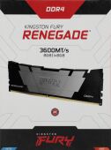 ������ DDR4 8GB 3600MHz Kingston KF436C16RB2/8 Fury Renegade Black RTL Gaming PC4-28800 CL16 DIMM 288-pin 1.35� dual rank � ���������� Ret