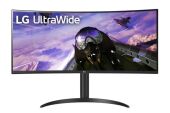 Монитор LG 34" 34WP65C-B 1800R, 21:9, VA, UHD, 5ms, 300cd, 160Hz, HDMI, DP, SPK, HAS
