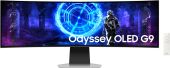 ������� Samsung 49" Odyssey OLED G9 S49DG952SI ����������� OLED LED 32:9 HDMI M/M TV ������� HAS 250cd 178��/178�� 5120x1440 240Hz FreeSync Premium Pro DP USB 12.6��