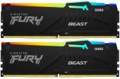 ������ DDR5 2x32GB 5200MHz Kingston KF552C40BBAK2-64 Fury Beast RGB RTL Gaming PC5-41600 CL40 DIMM 288-pin 1.25� kit single rank � ���������� Ret