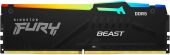 ������ DDR5 32GB 6000MHz Kingston KF560C36BBEA-32 Fury Beast Black Expo RGB RTL Gaming PC5-48000 CL36 DIMM 288-pin 1.35� kit dual rank � ���������� Ret