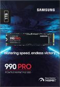 ���������� SSD Samsung PCIe 4.0 x4 1TB MZ-V9P1T0BW 990 Pro M.2 2280