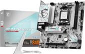 ����������� ����� MSI B840M GAMING WIFI6E Socket AM5 AMD B840 2xDDR5 mATX AC`97 8ch(7.1) 2.5Gg RAID+HDMI+DP