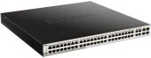 ���������� D-Link DGS-1210-52MP/FL1A (L2) 52x1����/� 4x�����(1000BASE-T/SFP) 48PoE+ 370W �����������