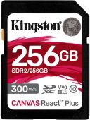 ���� ����� SDXC 256GB Kingston SDR2/256GB Canvas React Plus w/o adapter