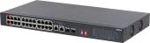 ���������� Dahua DH-S3226-24ET-240 24x100����/� 2x�����(1000BASE-T/SFP) 2SFP 24PoE �������������