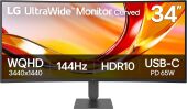 ������� LG 34" UltraWide 34U640B-B ������ VA LED 21:9 HDMI ������� HAS 300cd 178��/178�� 3440x1440 144Hz FreeSync Premium DP UW USB 7.7��