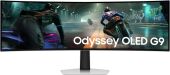 ������� Samsung 49" Odyssey OLED G9 S49DG910SIXCI ����������� OLED LED 32:9 HDMI ����������� HAS 250cd 178��/178�� 5120x1440 144Hz FreeSync Premium Pro DP USB 12.9��