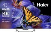 ��������� QLED Haier 43" Smart TV S4 Frameless �����������/����������� 4K Ultra HD 60Hz DVB-T DVB-T2 DVB-C DVB-S DVB-S2 USB WiFi Smart TV (RUS)
