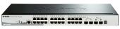 ���������� D-Link DGS-1510-28P/A1A (L2+) 24x1����/� 2SFP 2SFP+ 24PoE 193W �����������