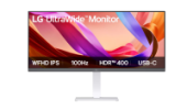 ������� LG 34" 34U530A-W, IPS, 21:9, UWFHD, 5ms, 400nit, 100Hz, HDM, DP, USB-C, SPK, HAS