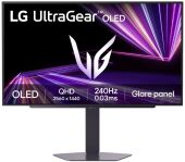 ������� LG 27" UltraGear 27GX704A-B ������ OLED LED 16:9 HDMI ��������� HAS Piv 1500000:1 275cd 178��/178�� 2560x1440 240Hz G-Sync FreeSync Premium Pro DP 2K USB 7.2��