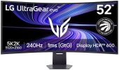 ������� LG 51.6" UltraGear 52G930B-B ������ VA LED 21:9 HDMI ������� HAS Piv 4000:1 400cd 178��/178�� 5120x2160 240Hz FreeSync Premium DP 5K USB 16.8��
