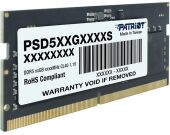 ������ DDR5 8GB 5600MHz Patriot PSD58G560041S Signature Line RTL PC5-44800 CL46 SO-DIMM 262-pin 1.1� single rank Ret