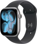 �����-���� Apple Watch Series 11 A3333 46�� OLED ����.����� ������ Sport Band ���.������ ����.�����.:M/L (MEV44AF/A)