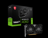 Видеокарта PCIE16 RTX4060 8GB RTX 4060 VENTUS 2X BLACK 8G MSI