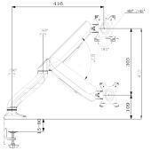 ��������� ��� ��������� �� Buro M1 ������ 17"-27" ����.9�� ��������� � ���������� ������� � ������