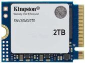  SSD M.2 2230 2TB NVMe PCIE 4.0 x4 6000/5000 NV3 SNV3SM3/2T0 KINGSTON