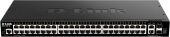 ���������� D-Link DGS-1520-52/A1A (L3) 48x1����/� 2x10����/� 2x�����(10GBase-T/SFP+) 2SFP+ �����������