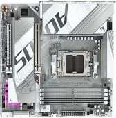 ����������� ����� Gigabyte B850M AORUS ELITE WIFI6E ICE Socket AM5 AMD B850 4xDDR5 mATX AC`97 8ch(7.1) 2.5Gg RAID+DP