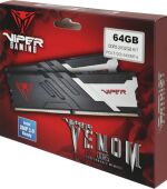 ������ DDR5 2x32GB 6400MHz Patriot PVV564G640C32K Viper Venom RTL Gaming PC5-51200 CL32 DIMM UDIMM 288-pin 1.4� � ���������� Ret