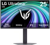 ������� LG 25" UltraGear 25G550B-B ������ IPS LED 16:9 HDMI ������� HAS Piv 1000:1 300cd 178��/178�� 1920x1080 300Hz FreeSync Premium DP FHD 4.8��