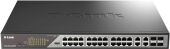 ���������� D-Link DSS-200G-28MPP/A1A (L2) 24x1����/� 4x�����(1000BASE-T/SFP) 518W �������������