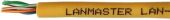 ������ �������������� Lanmaster LAN-5EUTP-HFLT-YL ���.5E UTP 4 ���� 24AWG LSZH ���������� 305� ������