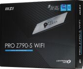 ����������� ����� MSI PRO Z790-S WIFI Soc-1700 Intel Z790 4xDDR5 ATX AC`97 8ch(7.1) 2.5Gg RAID+HDMI+DP
