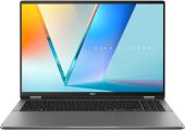 ������� Asus Vivobook 16 Flip TP3607AA-SI086W Core Ultra 7 355 32Gb SSD1Tb Intel Graphics 16" OLED Touch WUXGA (1920x1200) Windows 11 Home grey WiFi BT Cam (90NB17B1-M005K0)