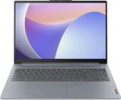 Ноутбук Lenovo IdeaPad Slim 3 15IRU8/15.6" Full HD 1920x1080/Intel Core i3 1305U/8 Gb/256 Gb SSD/Intel UHD Graphics/No OS/серый/1.62 кг