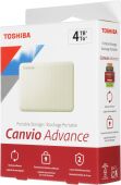 ������� ���� Toshiba USB3.0 4TB HDTCA40EW3CA Canvio Advance 2.5" ������-�������