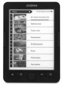 ����������� ����� Digma R654 6" E-ink HD Pearl 1024x758 600MHz/4Gb/microSDHC/��������� ������� ������