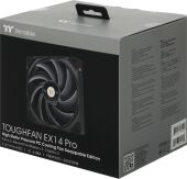 ���������� Thermaltake Toughfan EX14 Pro 140x140x25mm ������ 4-pin 31.6-34.1dB Ret