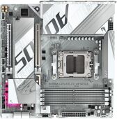 ����������� ����� Gigabyte B850M AORUS ELITE WIFI6E ICE Socket AM5 AMD B850 4xDDR5 mATX AC`97 8ch(7.1) 2.5Gg RAID+DP
