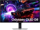 ������� Samsung 32" Odyssey OLED G8 LS32FG812SIXCI ����������� OLED LED 16:9 HDMI ������� HAS Piv 260cd 178��/178�� 3840x2160 240Hz FreeSync Premium Pro DP 4K USB 8.4��