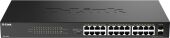 ���������� D-Link DGS-1026P DGS-1026P/A1A (L2) 24x1����/� 2SFP 24PoE 240W �������������