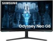 ������� Samsung 32" Odyssey Neo G8 S32BG850NMXUE ����� VA LED 16:9 HDMI ����������� HAS Piv 1000000:1 350cd 178��/178�� 3840x2160 240Hz FreeSync Premium Pro DP 4K USB 8.9��