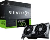 ���������� MSI PCI-E 5.0 RTX 5070 12G VENTUS 2X NVIDIA GeForce RTX 5070 12Gb 192bit GDDR7 2512/28000 HDMIx1 DPx3 HDCP Ret