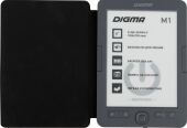 ����������� ����� Digma M1 6" E-ink HD Pearl 758x1024 600MHz 128Mb/4Gb/SD/microSDHC �����-����� (� �����.:�������)