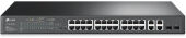 ���������� TP-Link SL2428P (L2) 24x100����/� 4x1����/� 2x�����(1000BASE-T/SFP) 24PoE+ 250W �����������