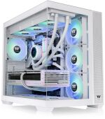������ Thermaltake View 380 TG ARGB Snow ����� ��� �� ATX 6x120mm 2x140mm 1x200mm 2xUSB3.0 audio bott PSU