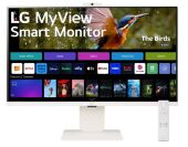 Монитор LG 31,5 32SR85U-W Smart, 16:9, IPS, UHD, 5ms, 400cd, 60Hz, HDMI, USB-C, USB, SPK, HAS